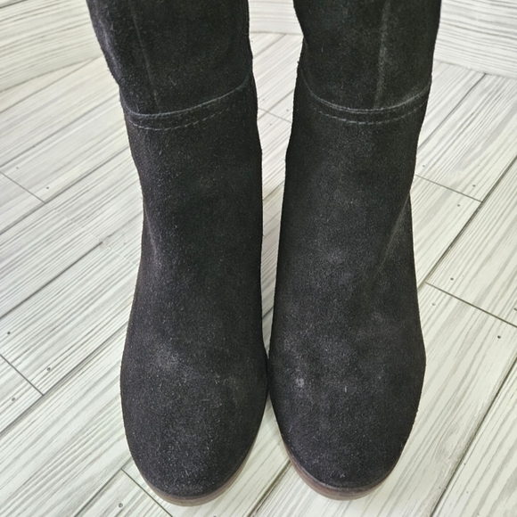 Gibson Latimer Ammelia Over the Knee Suede Boots in Black Size 6.5 - Picture 6 of 8